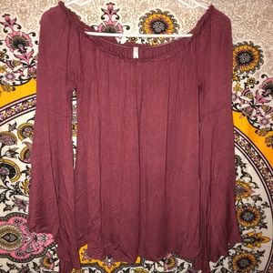 Off The Shoulder Flowey Top